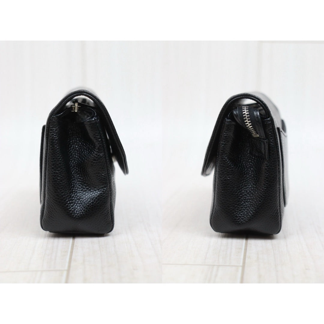 Include Entrupy Certificate of Authenticity｜Very Good ( Rank A) ｜ CHANEL Caviar Skin Cosme Pouch  Made In 2006～2008Year ｜26040207