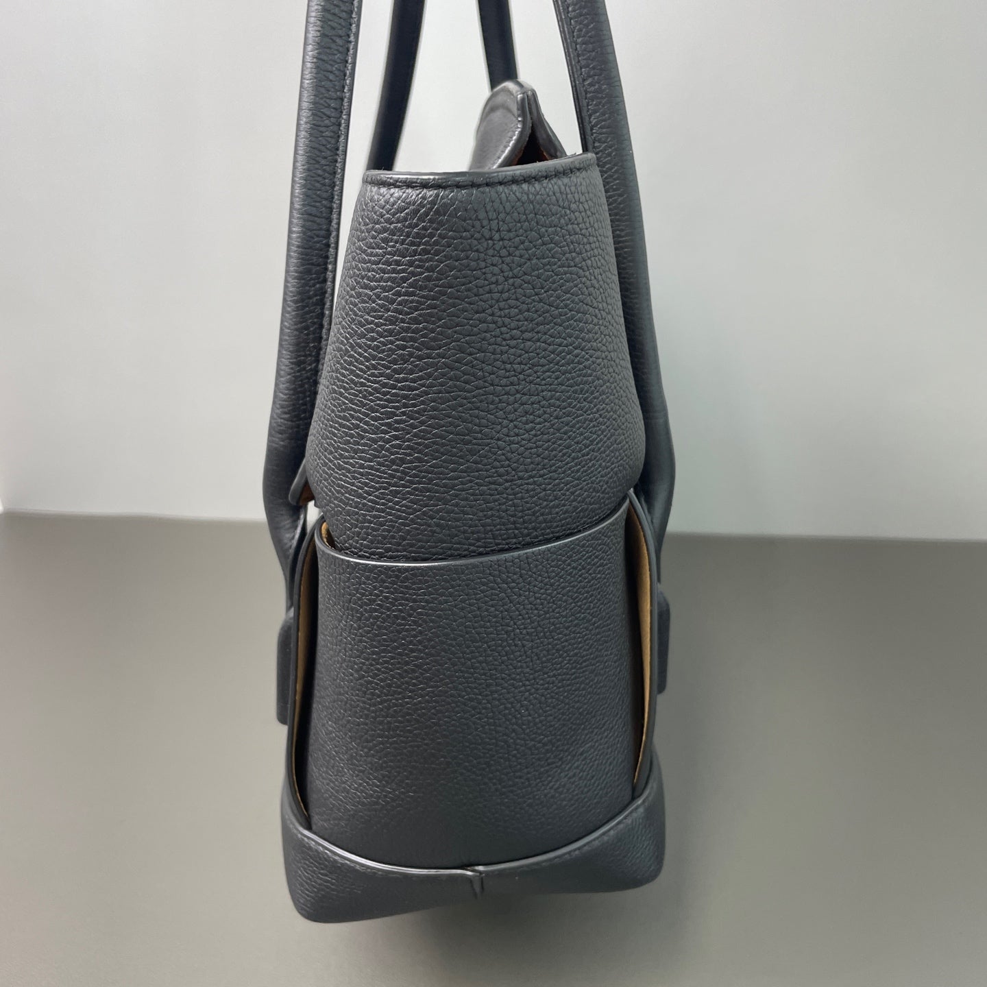 Bottega Veneta Calf Leather Arcoe  HandBag Black