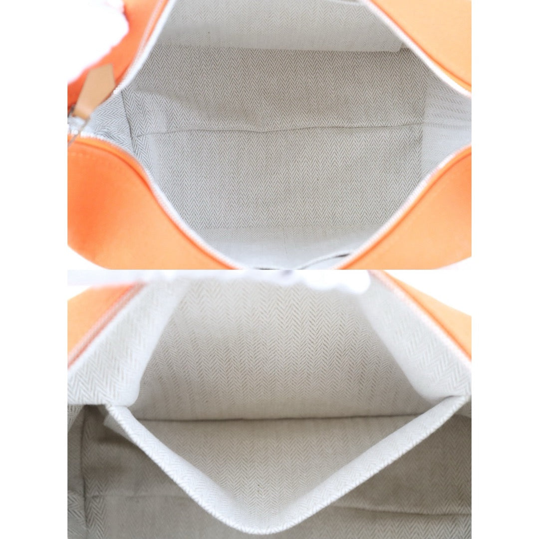 Very Good ( Rank A) ｜ HERMES Bride-A-Brac Canvas Orange Handbag ｜S25103004