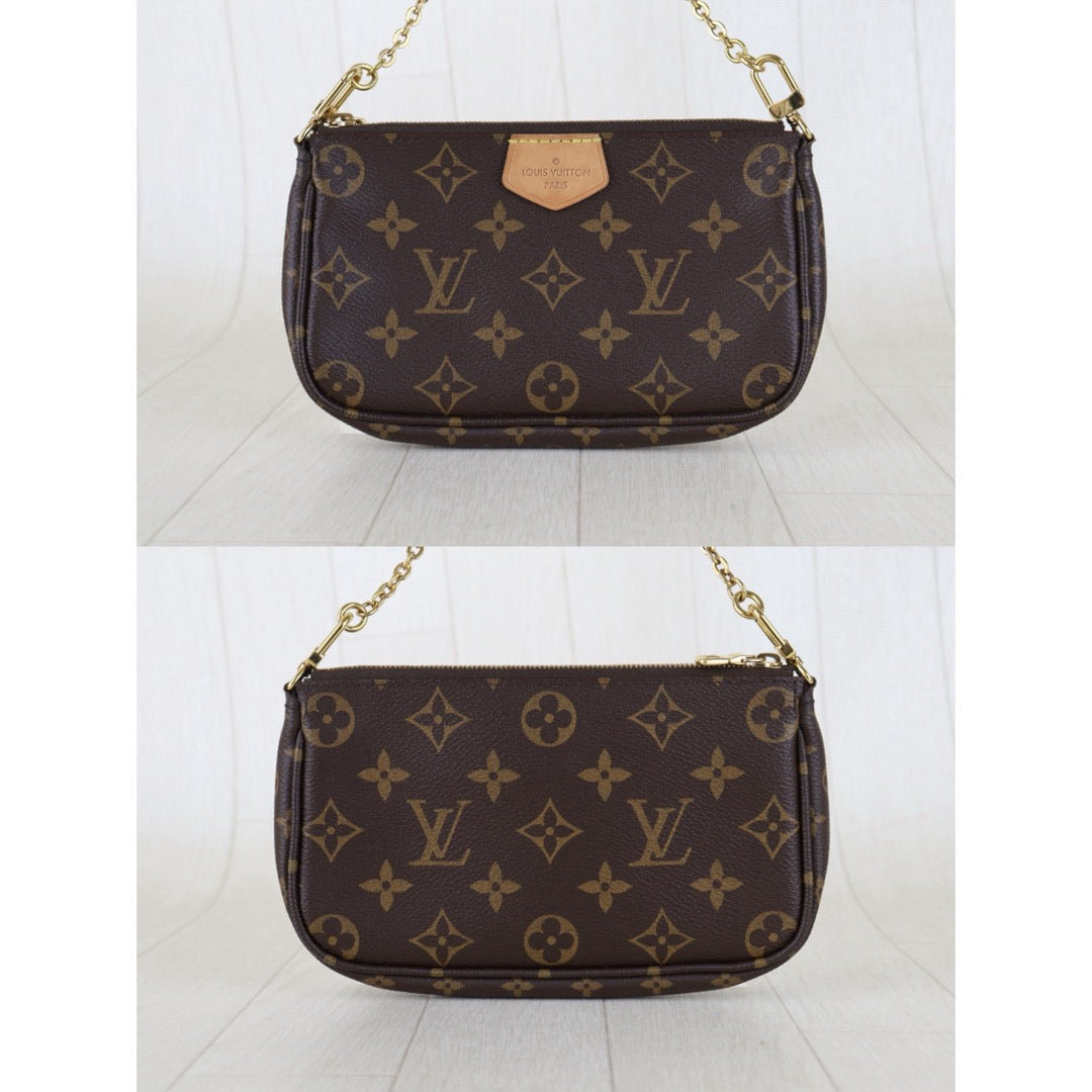 Include Entrupy Certificate of Authenticity｜Very Good ( Rank A)｜Louis Vuitton Monogram Multiti Pochette Accessoire  IC Chips Model ｜S26030810