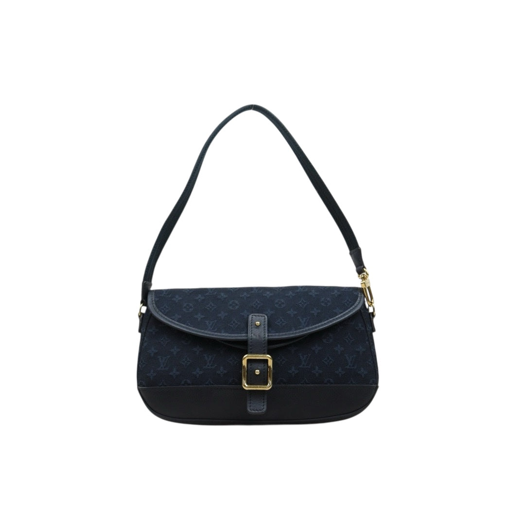 Good ( Rank AB) ｜LV Monogram Denim Shoulder Bag Dark Blue｜25052102