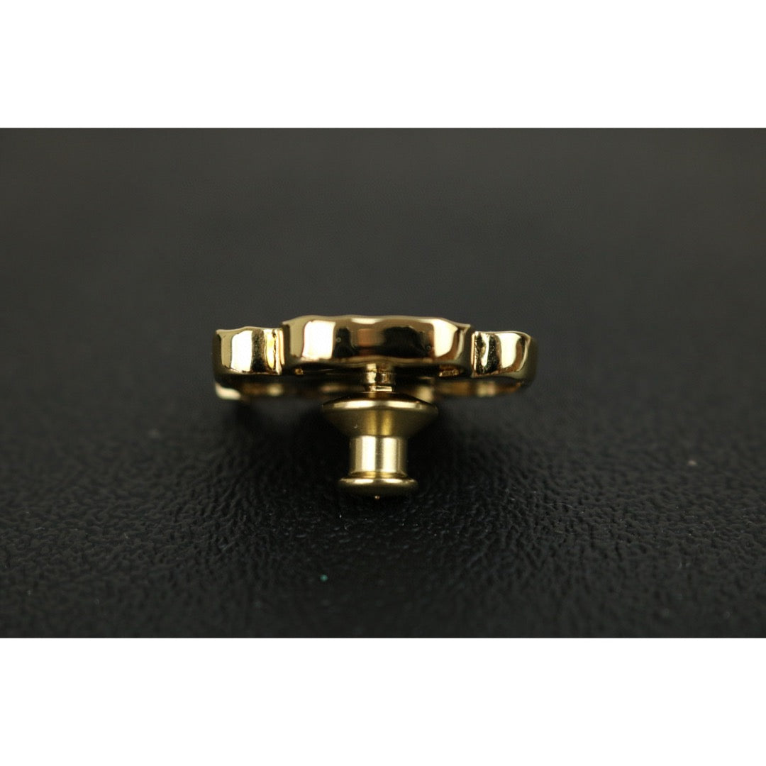 Very Good ( Rank A)｜ CHANEL  Coco Mark B23s Four leaf clover Rhinestone  Brooch ｜F25012309