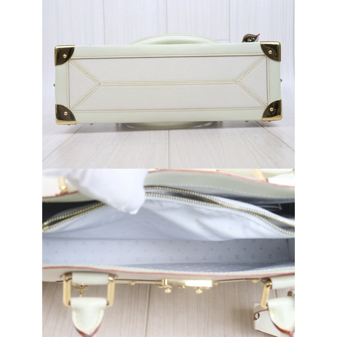 Good ( Rank AB)｜ LV Fabulo Suhari Studded Handbag White ｜Y25072903