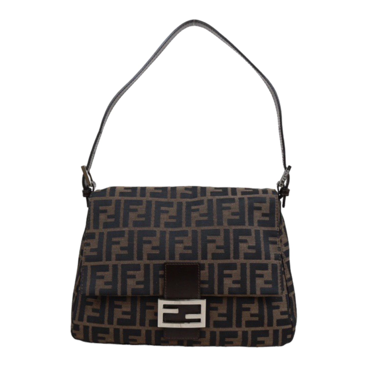 Rank A｜ FENDI Zucca Mamma Baguette Shoulder Bag ｜23113003