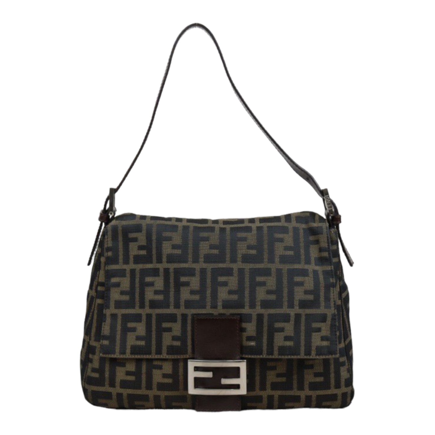 Rank AB｜ FENDI Zucca Mamma Baguette Shoulder Bag ｜24021503