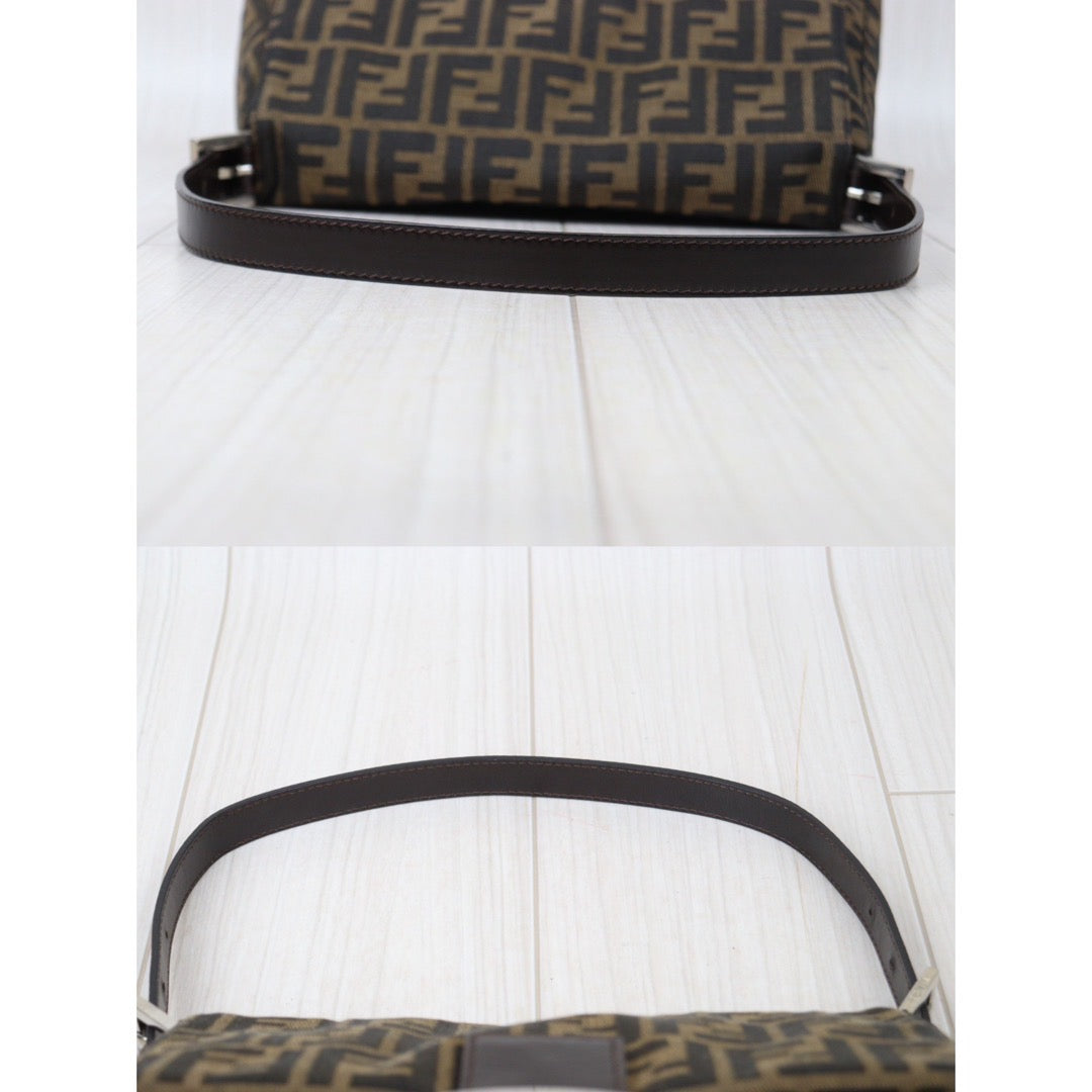 Rank A｜ FENDI Zucca Mamma Baguette Shoulder Bag ｜V24070428