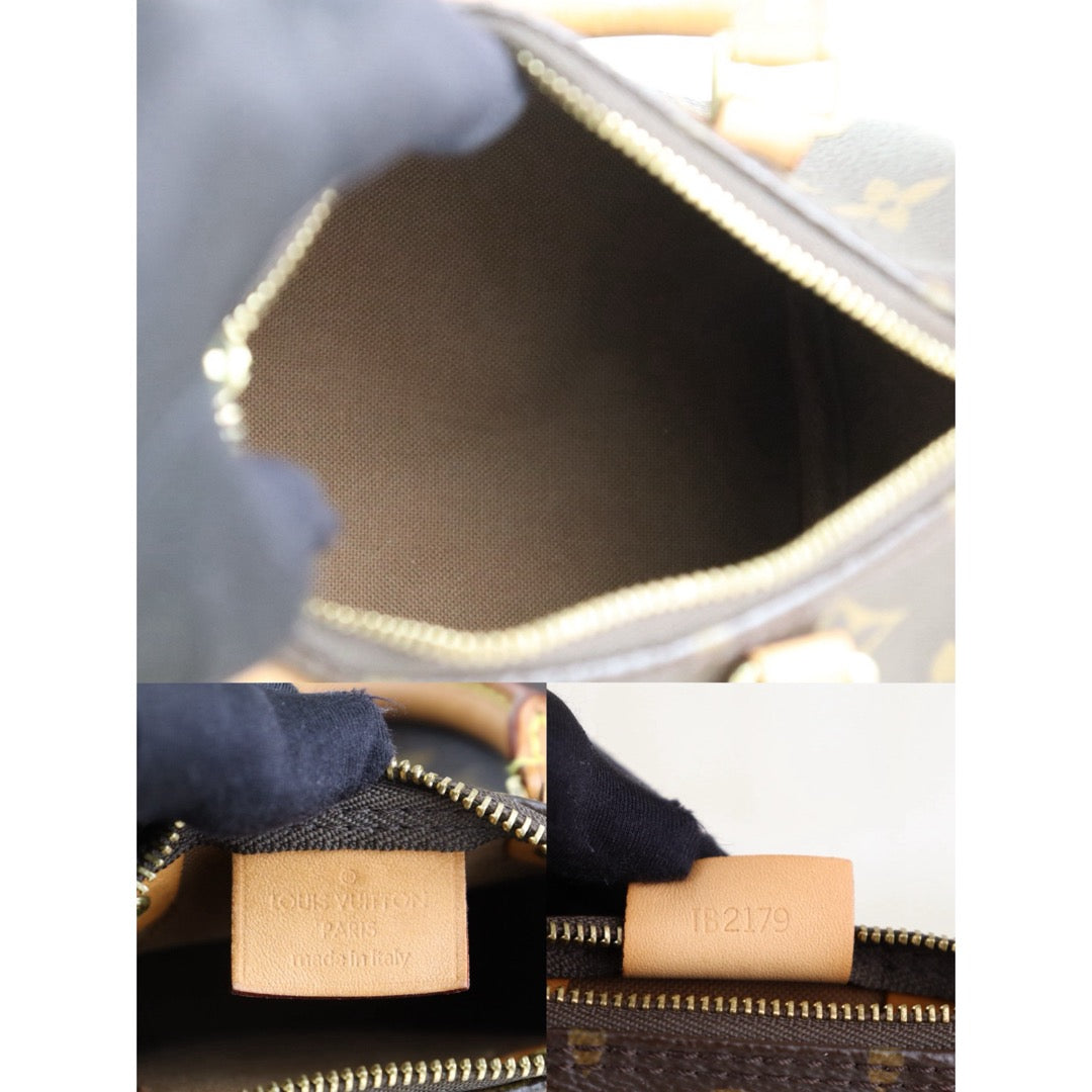 Good ( Rank AB)｜LV Monogram Nano Speedy  Shoulder Bag｜S25092802