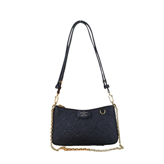 Include Entrupy Certificate of Authenticity｜Excellent（Rank SA）｜Full Set Louis Vuitton Monogram Empreinte Easy Pouch On Strap Black ShoulderBag IC Chips Model｜S26052002