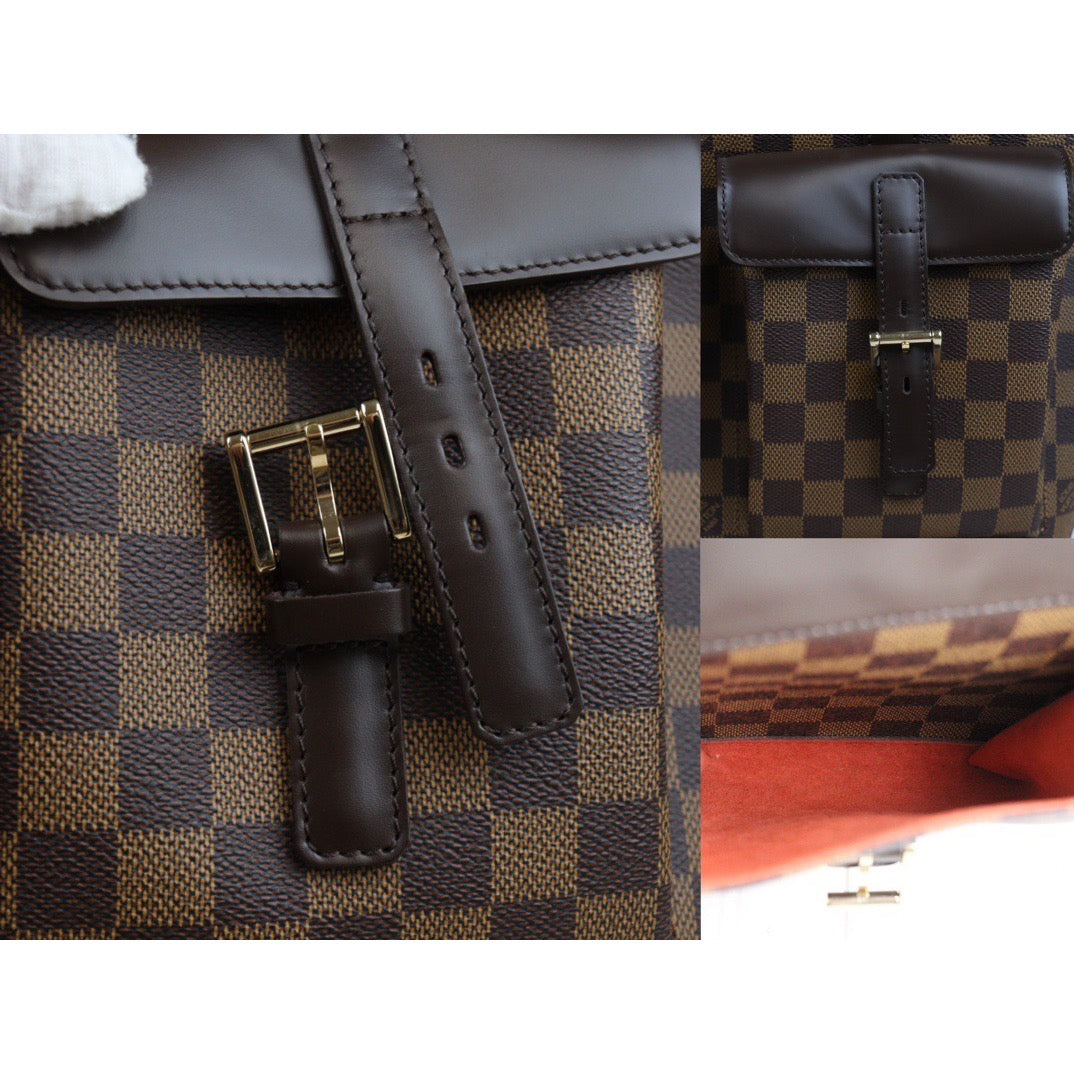 Good ( Rank AB)｜LV Damier Male Handbag With Pouch｜Q24030707