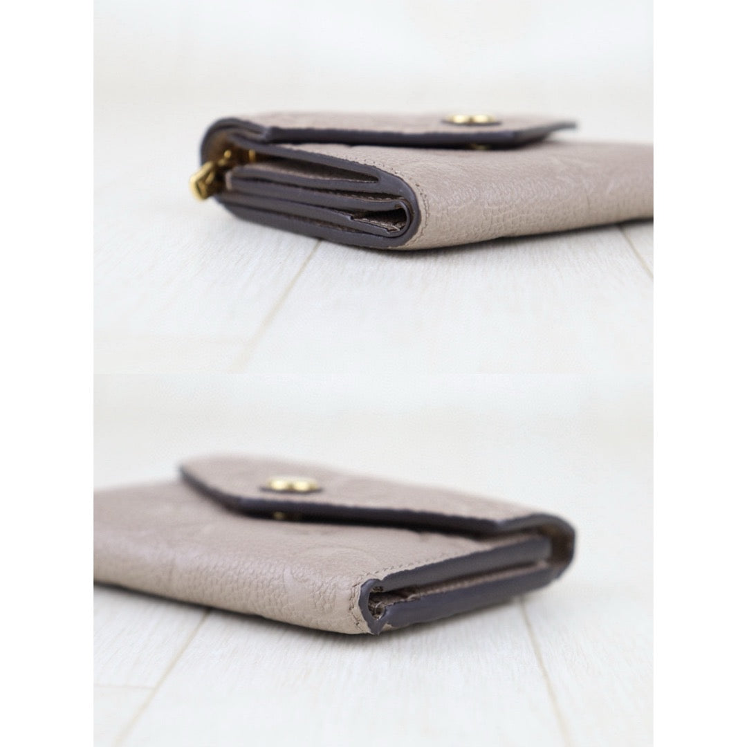 Very Good ( Rank A)｜  LV  Monogram Zoe Wallet Grey  IC Chips Model ｜Counter Price ￥99,000JPY｜H25022601