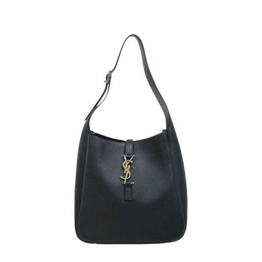 Include Entrupy Certificate of Authenticity｜Very Good ( Rank A)｜  Saint Laurent YSL Calf LeatherHobo Shoulder Bag Black ｜26070908