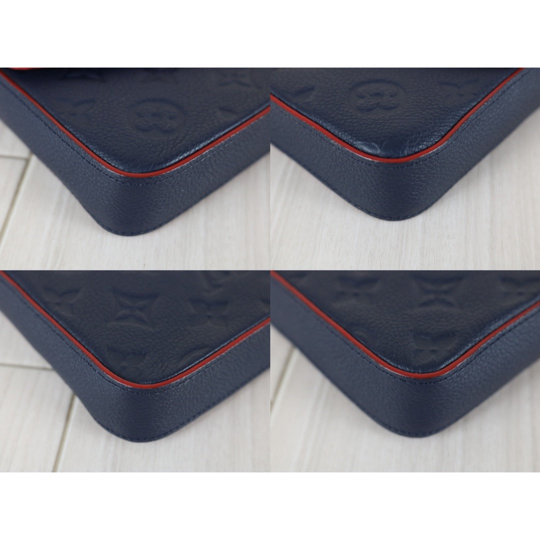 Very Good ( Rank A)｜LV Monogram Empreinte Pochette Felicie Shoulder Bag Blue｜S25112304