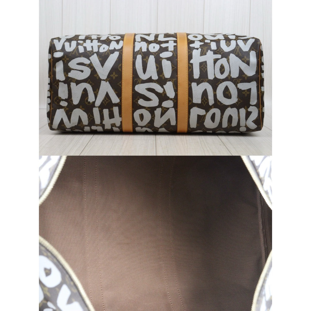 Good ( Rank AB)｜ LV Monogram Graffiti Keepall 50 Stephen Sprouse Limited Edition｜P25082708