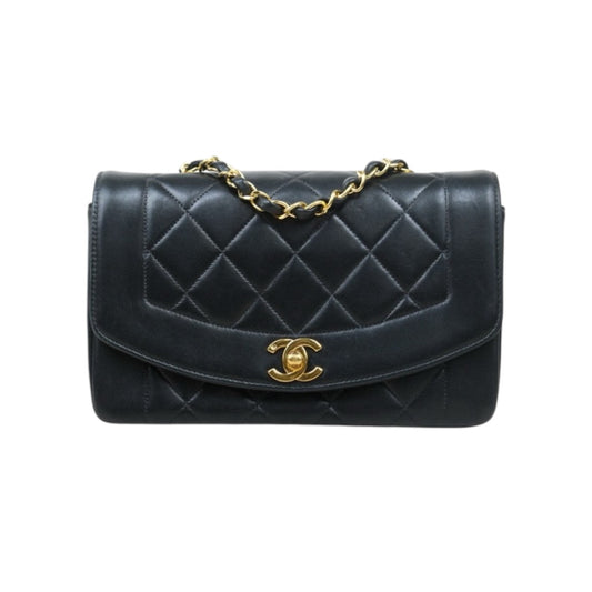 Good ( Rank AB)｜ CHANEL Matrasse Diana 22 Lamb Skin  Chain Bag Made in 1996-1997 Year｜24120801