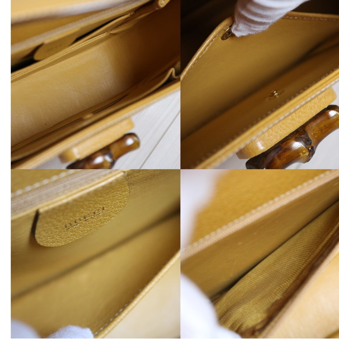 Very Good ( Rank A) ｜ GUCCI Vintage Bamboo Hand Bag ｜S24040204