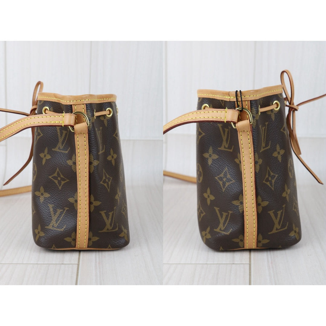 Include Entrupy Certificate of Authenticity｜Good ( Rank AB)｜ Louis Vuitton Monogram  Nano Noe  Shoulder Bag IC Chips Model｜X26042004