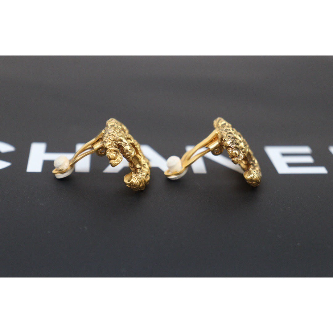 Very Good ( Rank A)｜CHANEL Coco Lava Ear Earrings ｜24042516