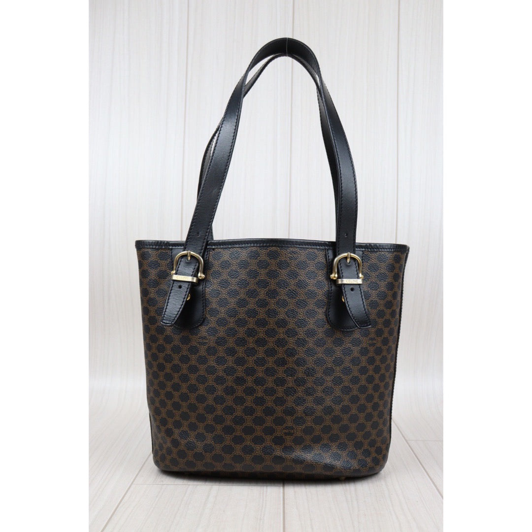 Rank AB ｜ CELINE Black Macadam ToteBag ｜V24012524