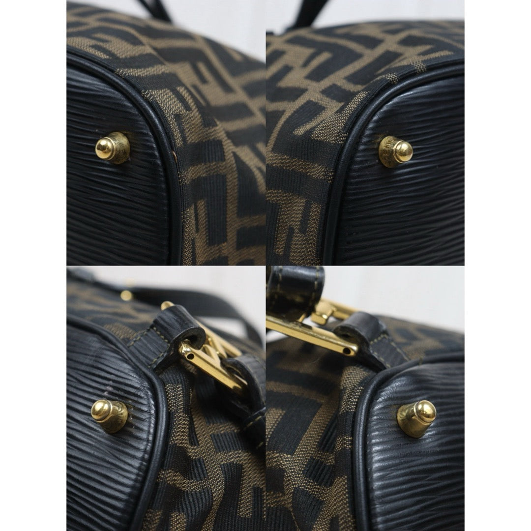 Include Entrupy Certificate of Authenticity｜Good ( Rank AB)｜ FENDI Mamma Mixed-leather Mini  Backpack｜S26080613