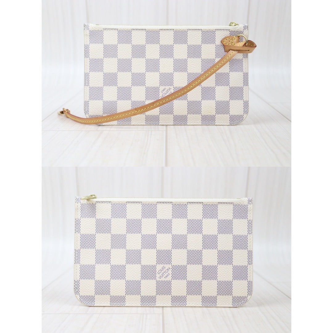 Rank AB ｜LV Damier Azur nevefull PM Shoulder Bag  With Pouch｜P24071107