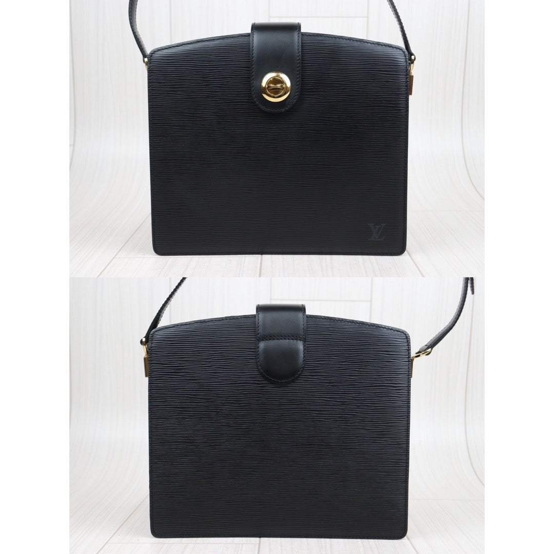 Rank A｜ LV Epi Shoulder Bag Black｜23111613