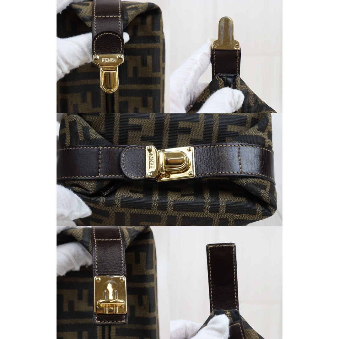 Rank A ｜ FENDI PM Zucca Handbag ｜24030718