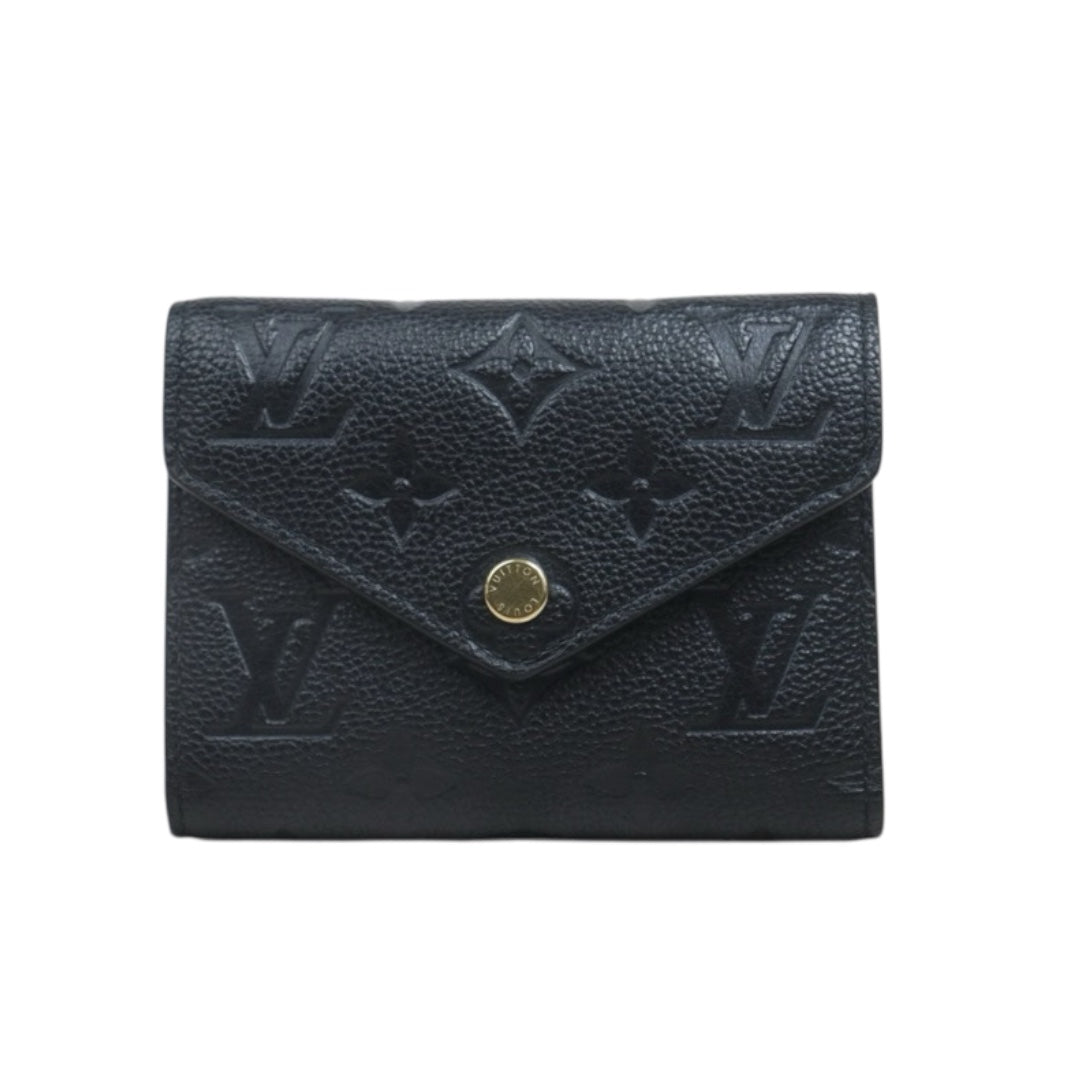 Include Entrupy Certificate of Authenticity｜Very Good ( Rank A)｜Louis Vuitton Monogram Empreinte Black Wallet IC Chips Model｜26062916