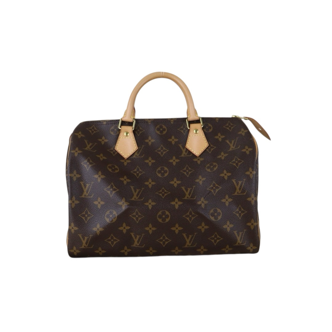 Include Entrupy Certificate of Authenticity｜Very Good ( Rank A) ｜ Louis Vuitton Monogram Speedy 30 Hand Bag ｜S26072511