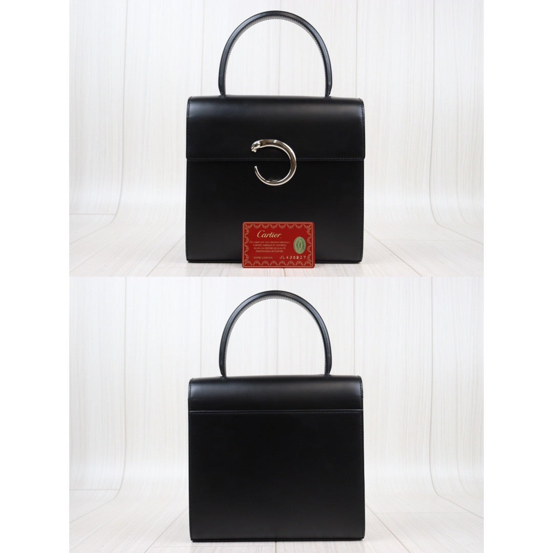 Rank A ｜ Cartier Vintage Box Leather  Hand Bag ｜24031214