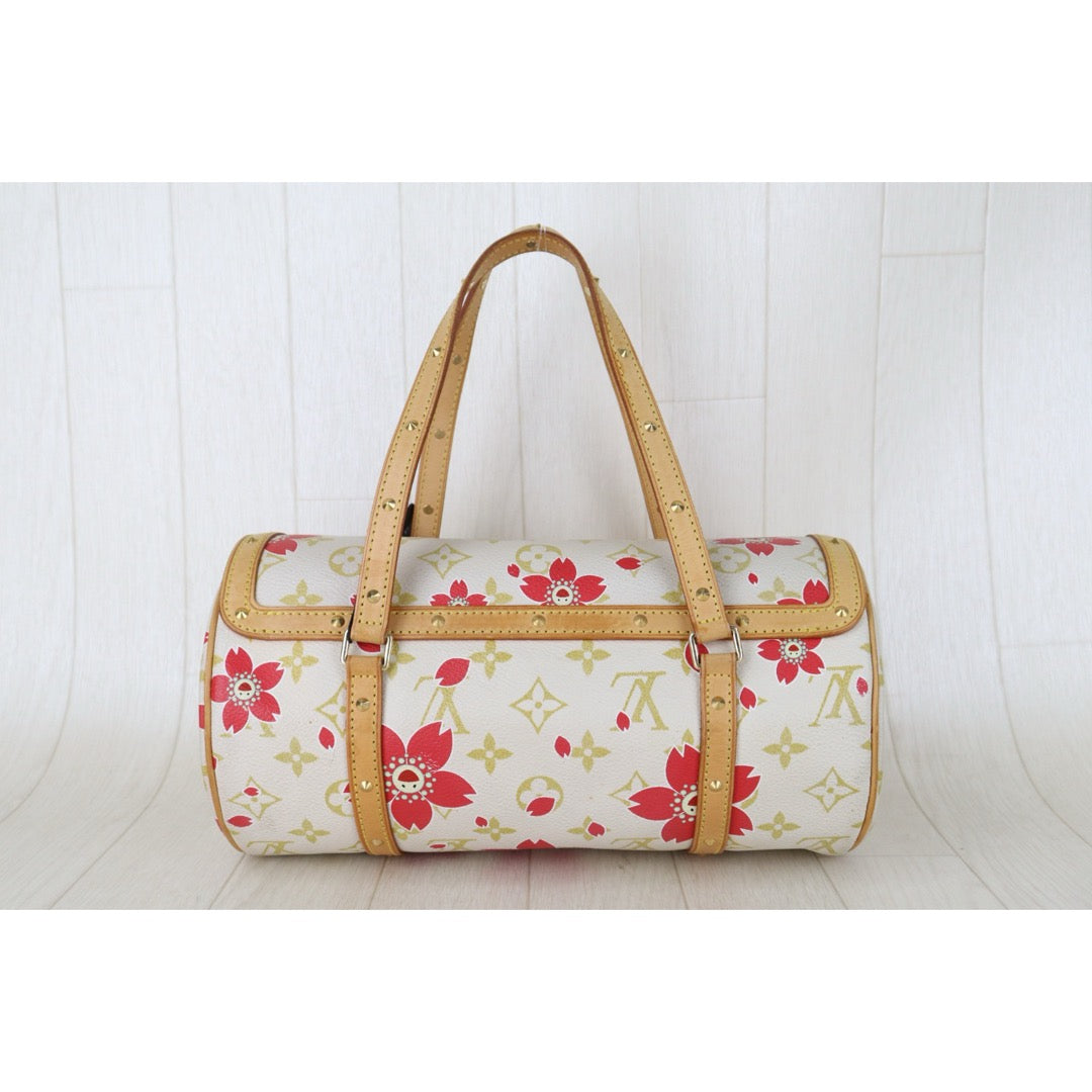Include Entrupy Certificate of Authenticity｜Good ( Rank AB)｜Louis Vuitton Takashi Murakam Monogram Cherry Blossom Papillon Hand Bag｜Z26091507