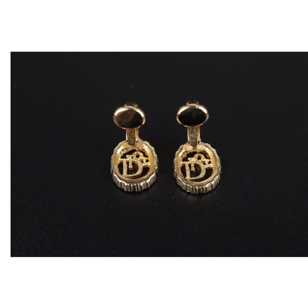 Rank A ｜ Dior CD Earring Gold Plated｜23110218