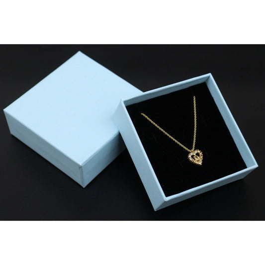Good ( Rank AB) ｜ Dior Heart Rhinestone Necklace ｜V25110615