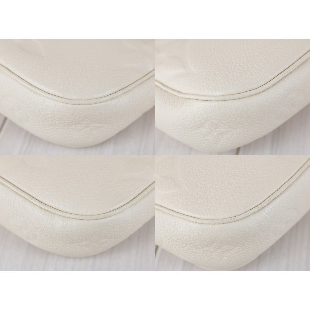 Excellent（Rank SA）｜ LV Monogram Multiti Pochette Accessoire Empreinte Leather Gream IC Chips Model ｜J25042402