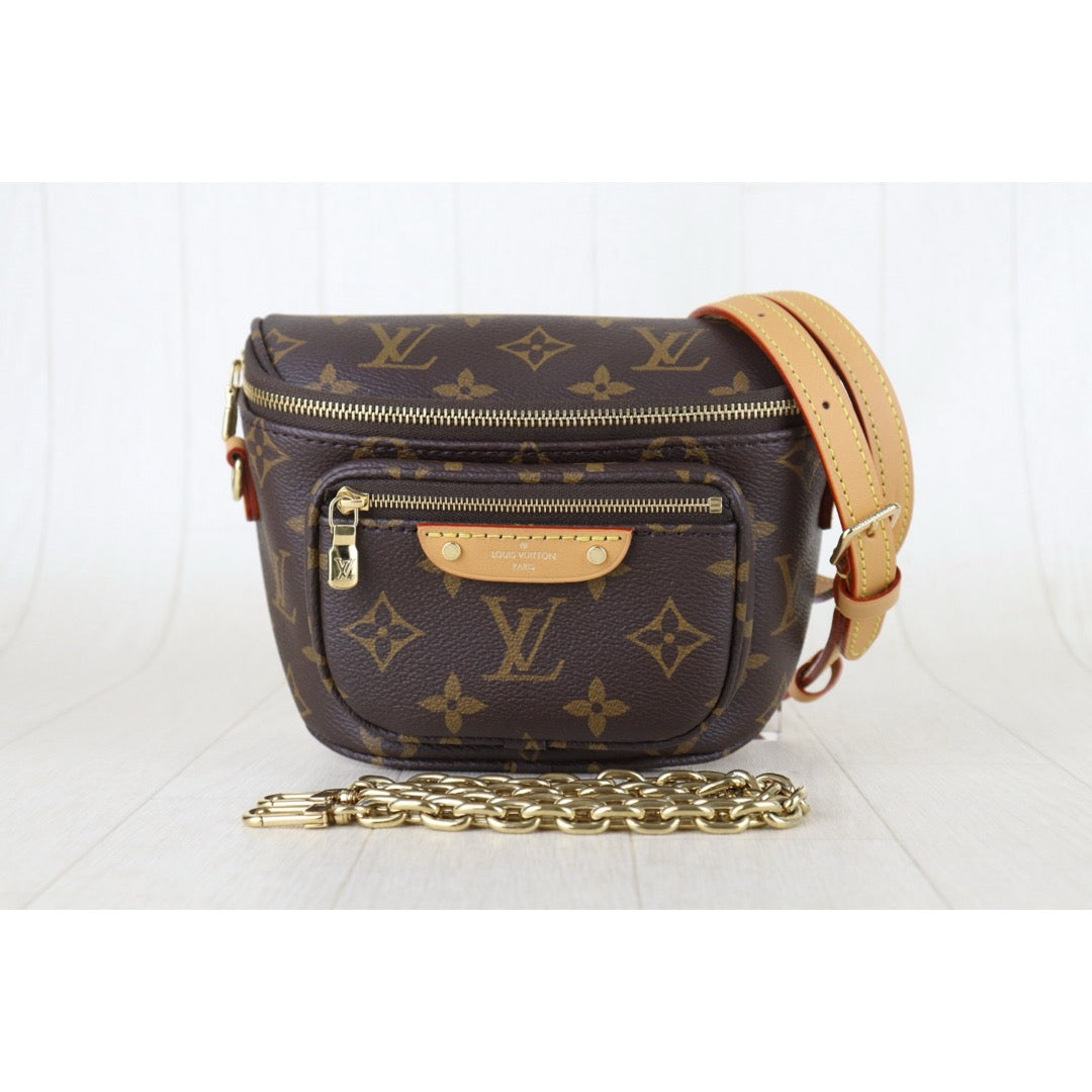 Include Entrupy Certificate of Authenticity｜Very Good ( Rank A)｜Louis Vuitton Monogram Mini Bumbag Shoulder Bag Waist Bag IC Chips Model ｜S26062213