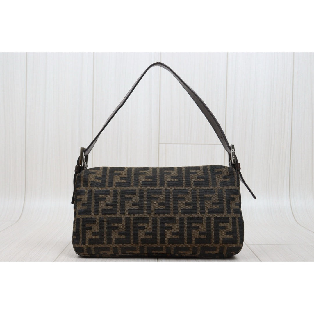 Good ( Rank AB) ｜ FENDI Zucca Mamma Baguette Shoulder Bag ｜S25110403