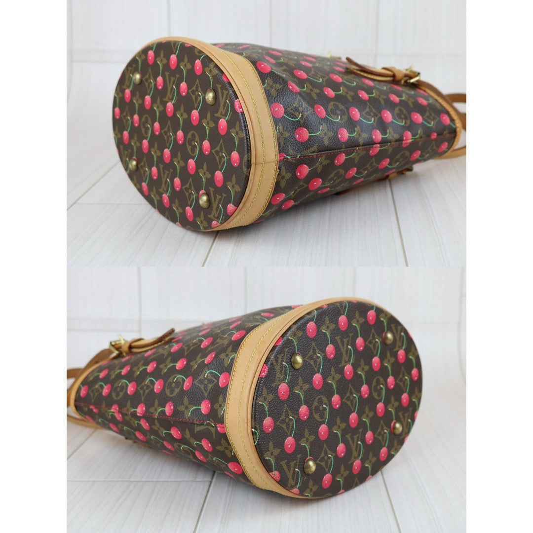 Good ( Rank AB)｜ LV Takashi Murakam Cherry Monogram Petit Bucket PM Tote Bag｜J25010901