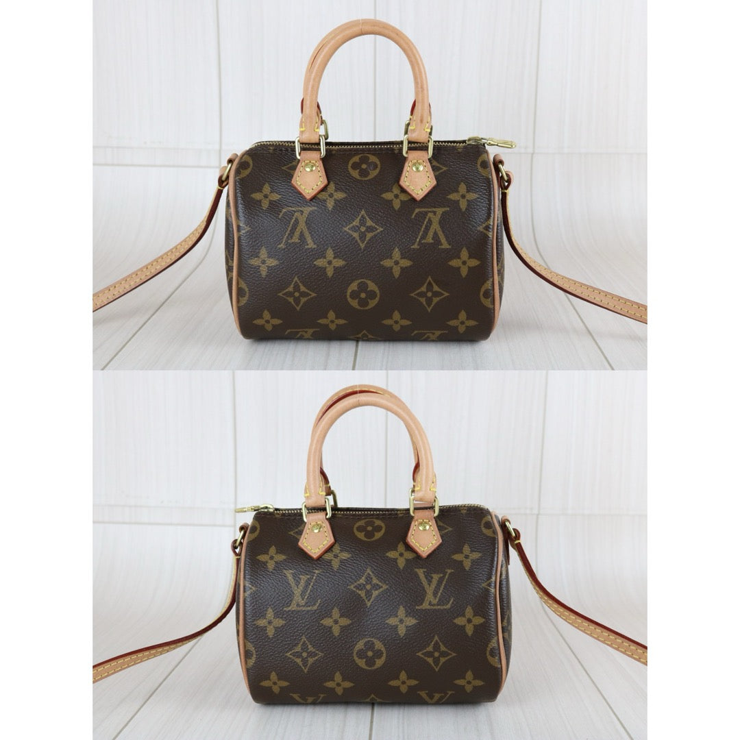 Good ( Rank AB)｜LV Monogram Nano Speedy  Shoulder Bag｜S25070604