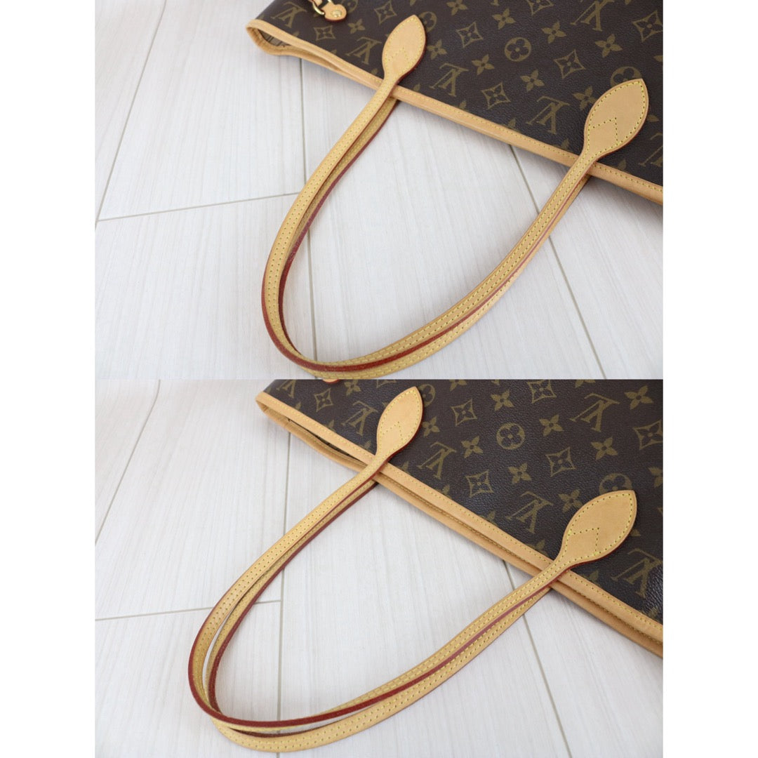 Include Entrupy Certificate of Authenticity｜Good ( Rank AB)｜ Louis Vuitton Monogram Neverful MM ShoulderBag With Pouch  ｜S26030807