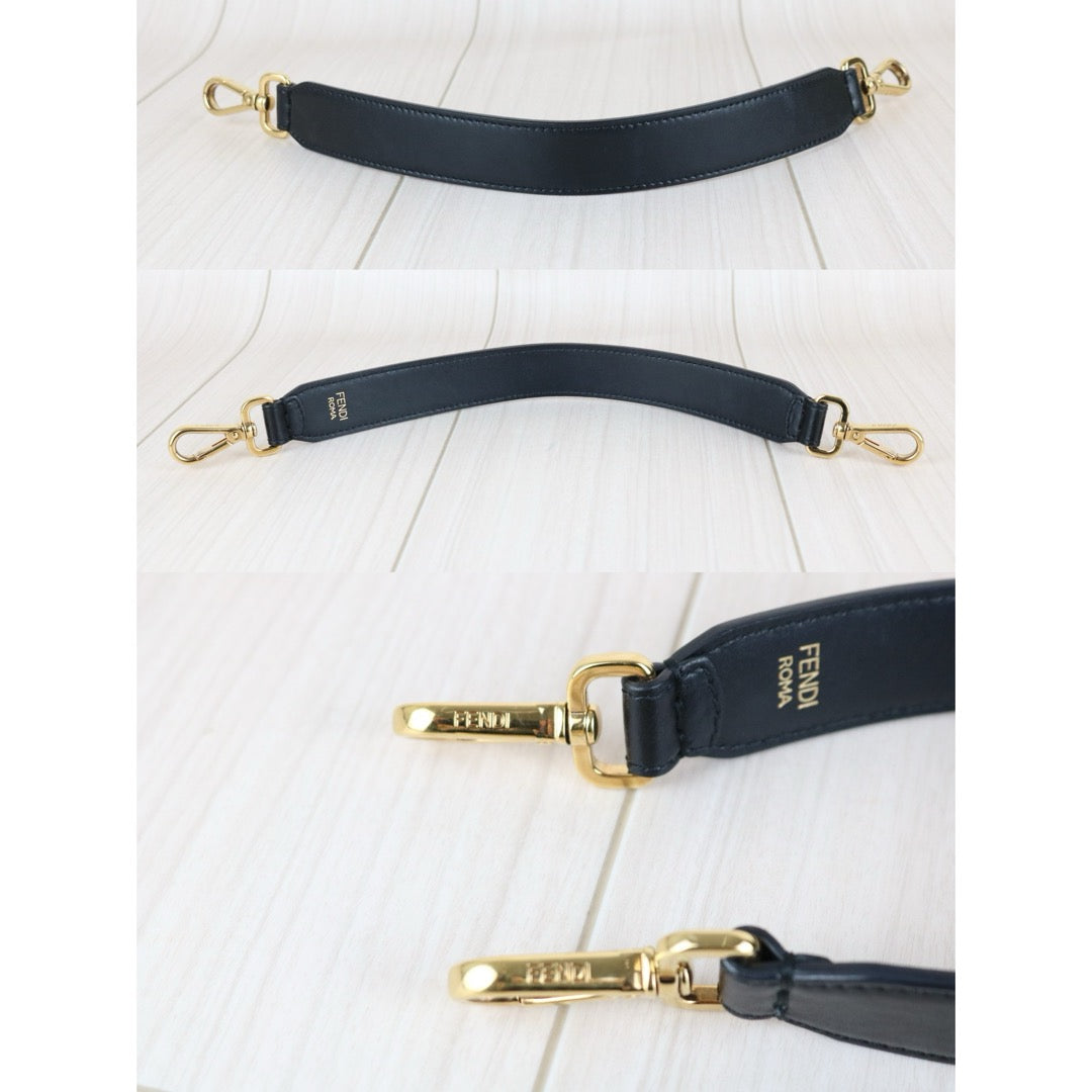 Very Good ( Rank A)｜ FENDI Zucca Calf Leather Mini Mon Tresor Bucket bag Shoulder Bag Brown ｜S25110319