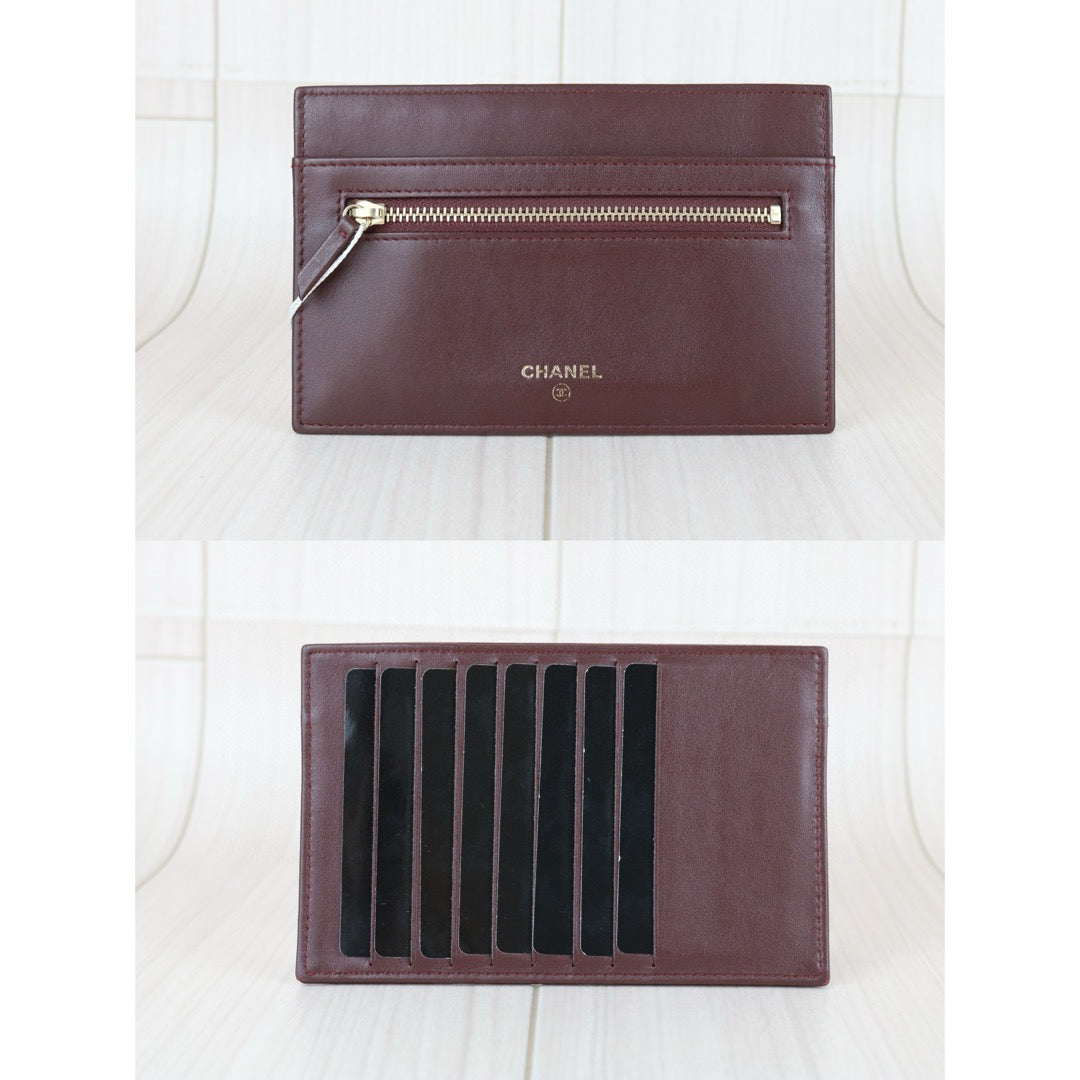 Very Good ( Rank A)｜Chanel Caviar Skin Black  Long Wallet Made In 2019Year ｜X25050601