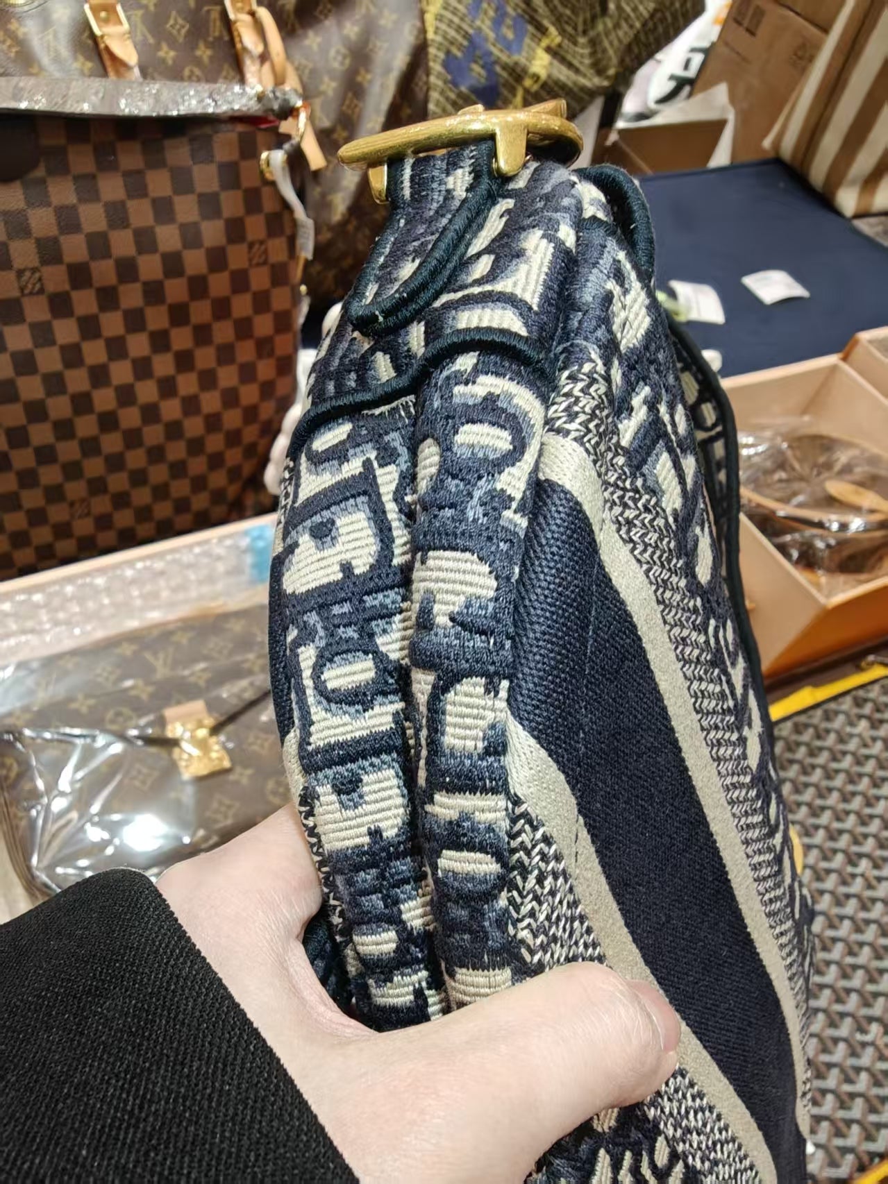 Dior Trotter Saddle Shoulder Bag