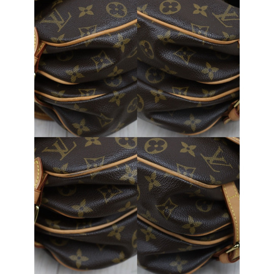 Include Entrupy Certificate of Authenticity｜Good ( Rank AB)｜ Louis Vuitton Monogram Saumur 30 Shoulder Bag｜26041305