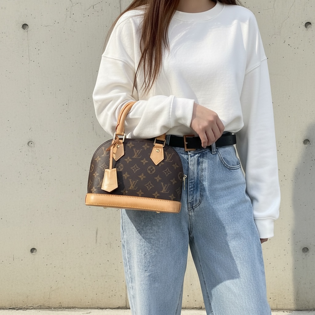 Include Entrupy Certificate of Authenticity｜Good ( Rank AB)｜Louis Vuitton Monogram Alma BB HandBag Shoulder Bag IC Chips Model｜S26040804