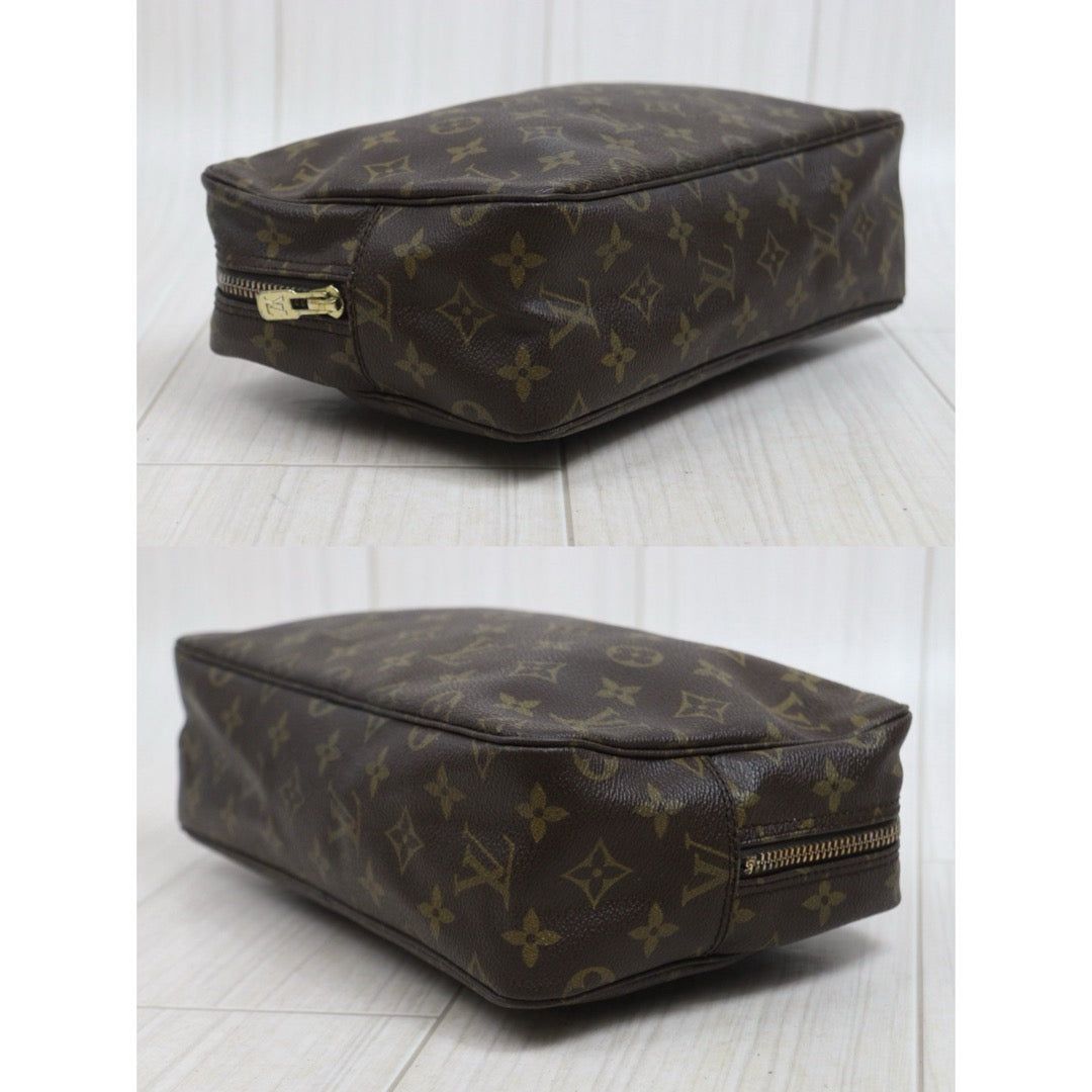 Include Entrupy Certificate of Authenticity｜Good ( Rank AB)｜ Louis Vuitton Truth Toilet 28 Monogram Makeup Pouch｜26070304