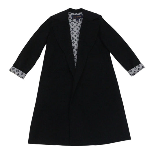 Very Good ( Rank A) ｜ LV Wool Black Coat 34 Size ｜W25102104