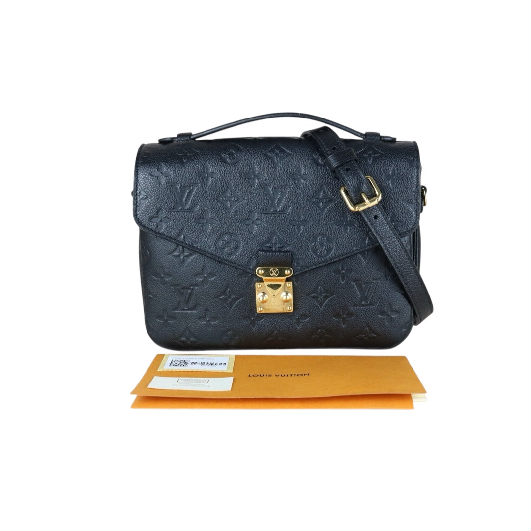 Very Good ( Rank A)｜LV Monogram Pichette Metis ShoulderBag Black｜S25101606