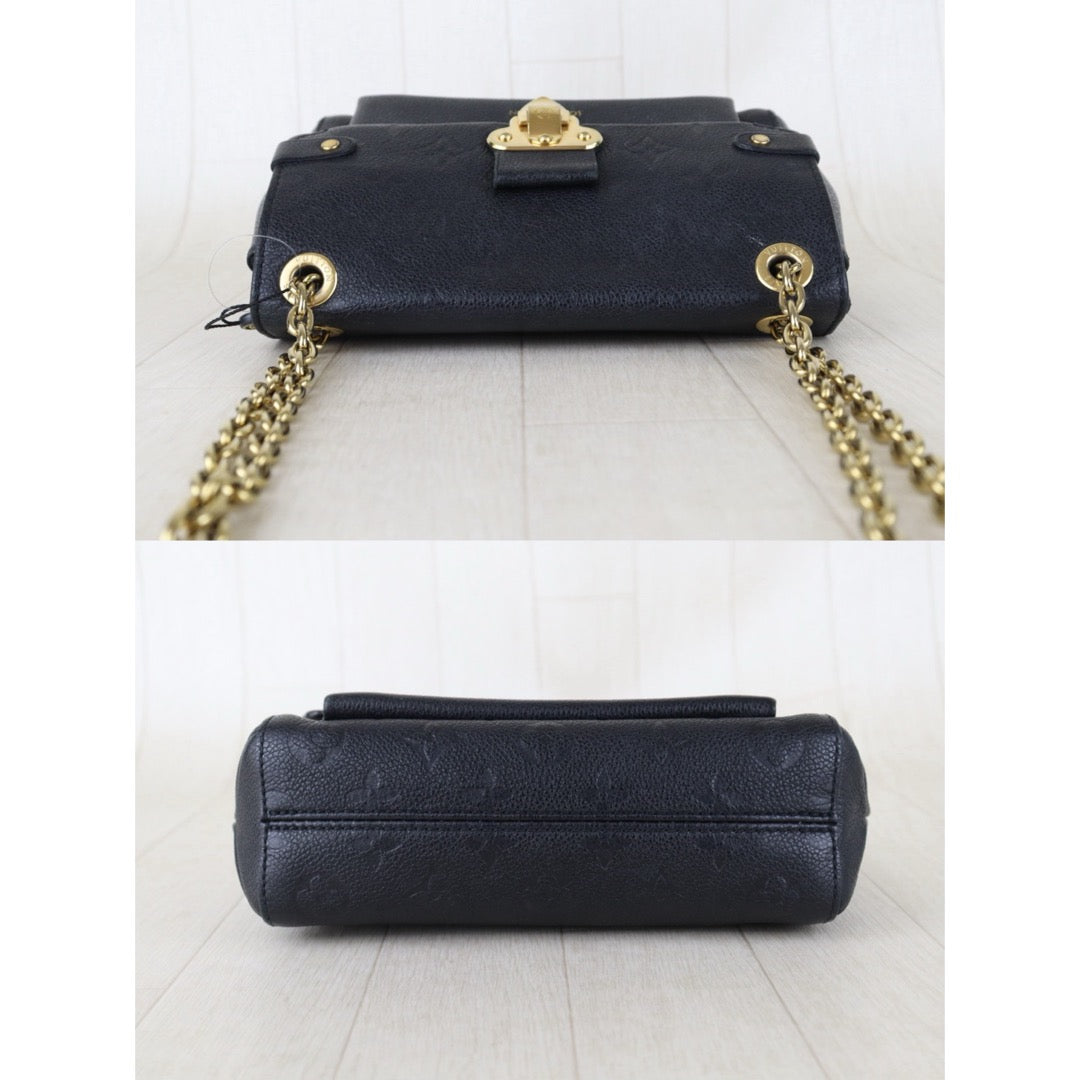 Include Entrupy Certificate of Authenticity｜Good ( Rank AB) ｜Louis Vuitton Monogram Empreinte Vavin BB Leather Shoulder Bag Black IC Chips Model ｜S26090712