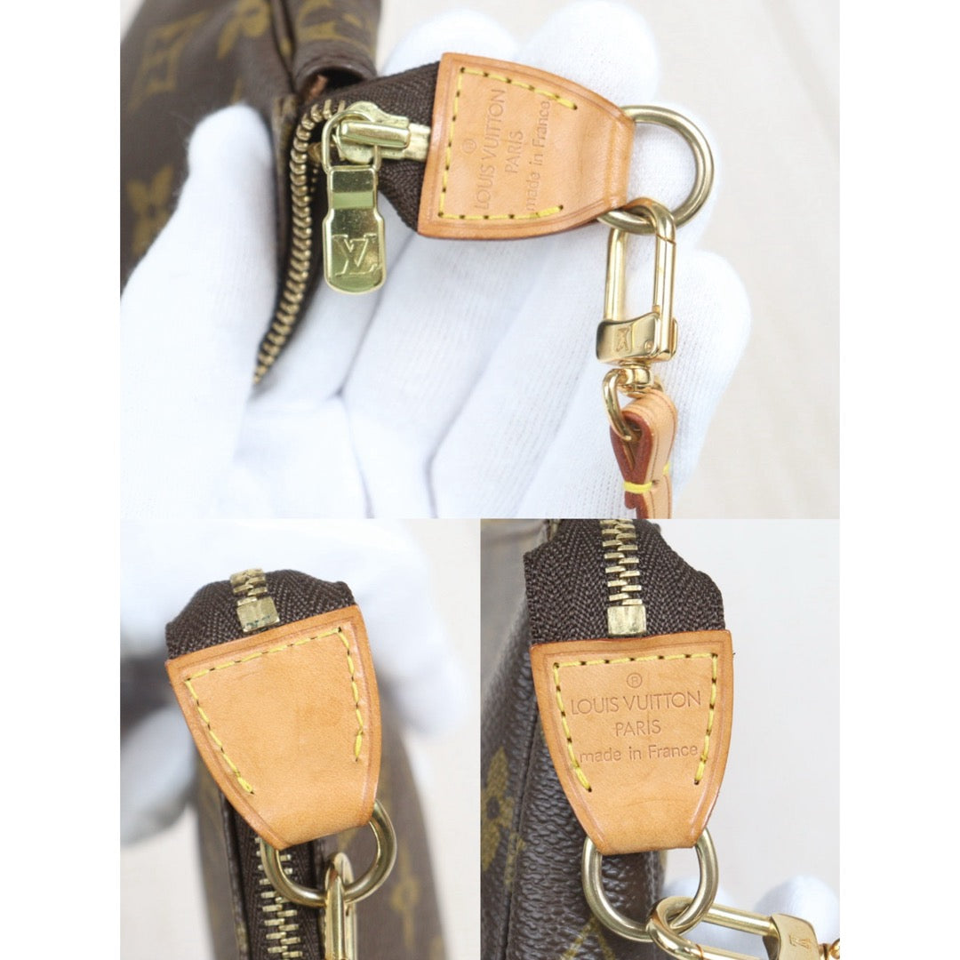 Include Entrupy Certificate of Authenticity｜Very Good ( Rank A)｜ Louis Vuitton Monogram Pochette Accessoire｜26091807