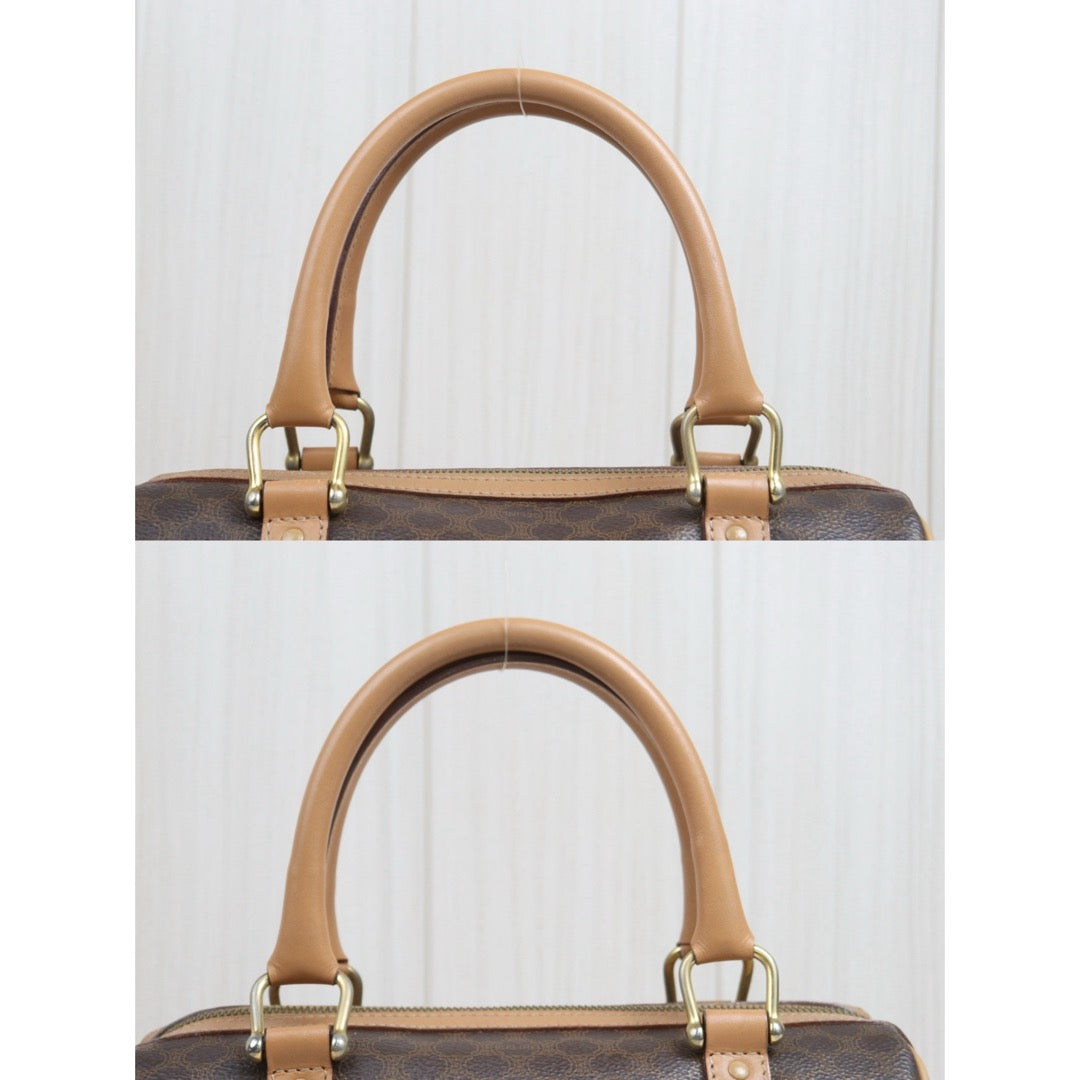 Include Entrupy Certificate of Authenticity｜Good ( Rank AB)｜ CELINE Macadam Boston Hand Bag ｜26091806