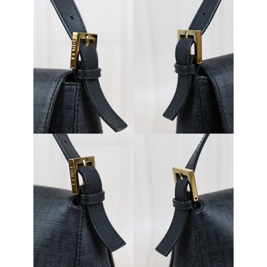 Rank A｜ FENDI Zucca Mamma Baguette Shoulder Bag ｜23121607